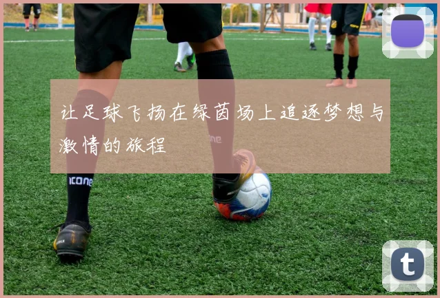 让足球飞扬在绿茵场上追逐梦想与激情的旅程